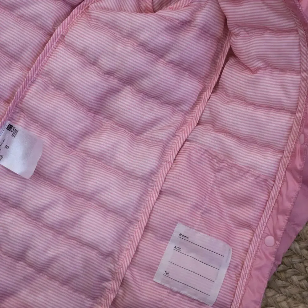 Uniqlo Jacket Kids Packable Original UNI QLO Lightweight Girls Padded Coat 9-10y